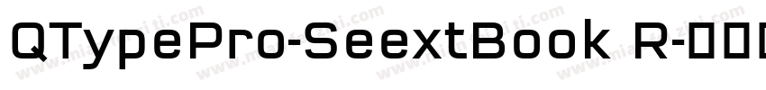 QTypePro-SeextBook R字体转换
